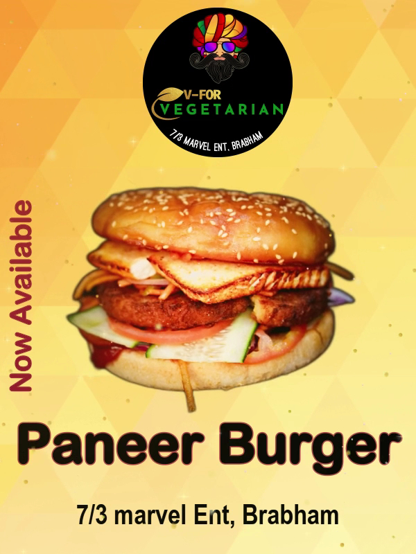V for Vegetarian by Brabham Indian Market Photo Menu 3