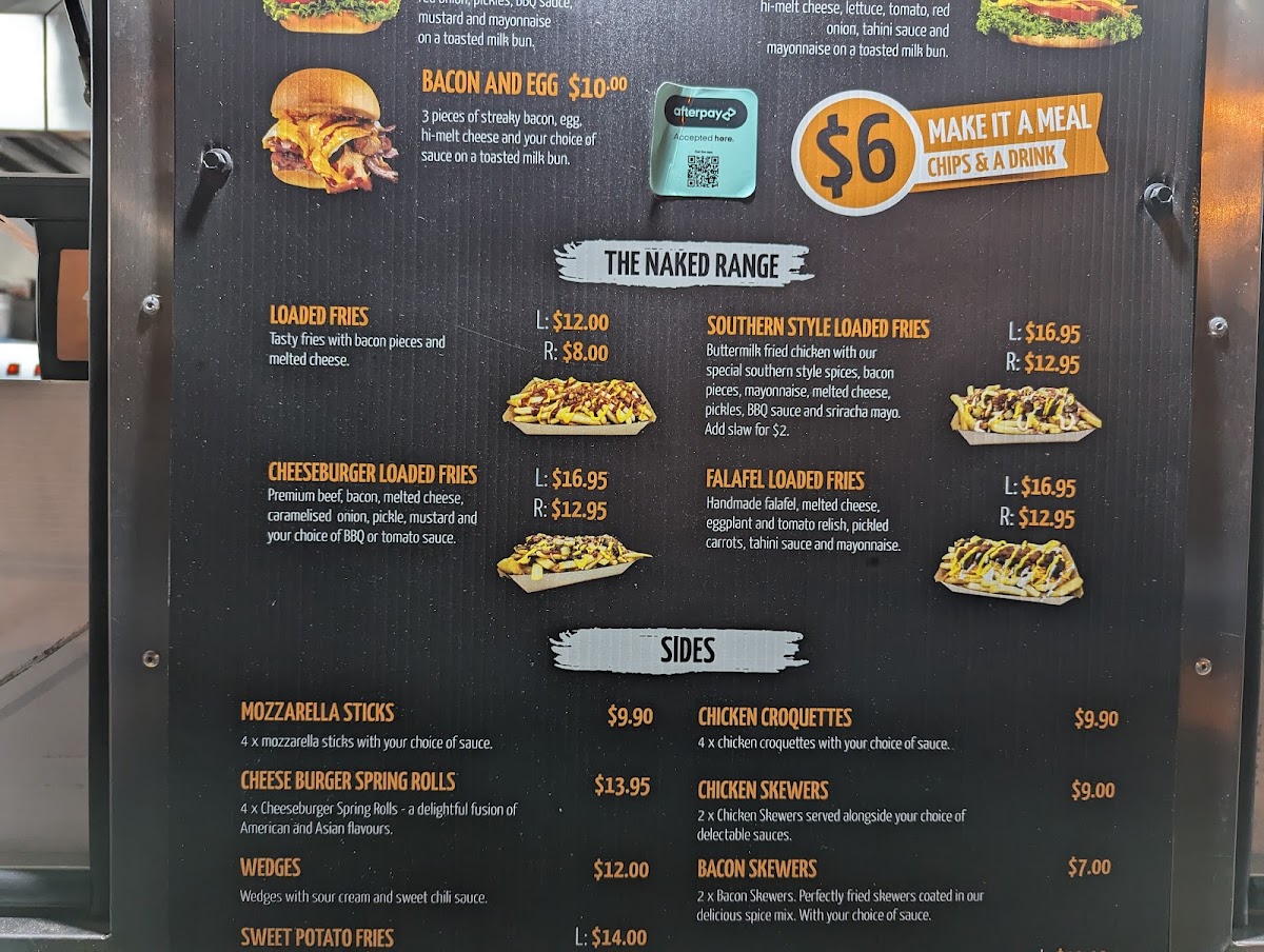 World Burger Blue Mountains Photo Menu 2