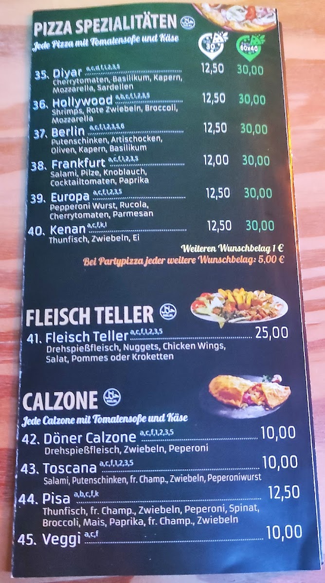 Kenan's Pizza Kebap Haus Photo Menu 4