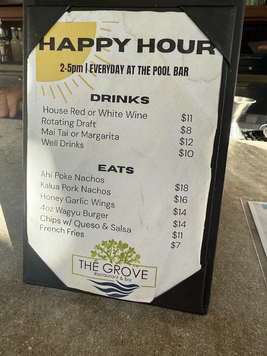 The Grove Restaurant & Bar Photo Menu 5