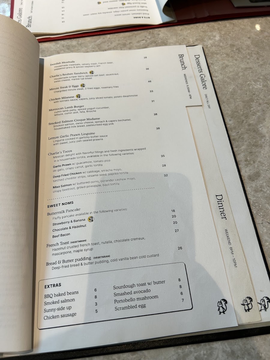 Take A Bow Photo Menu 8