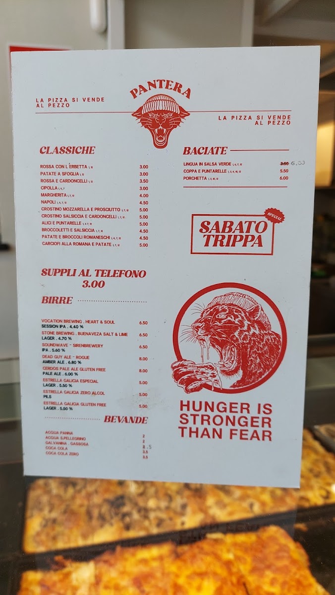 Pantera Pizza Rustica Photo Menu 1