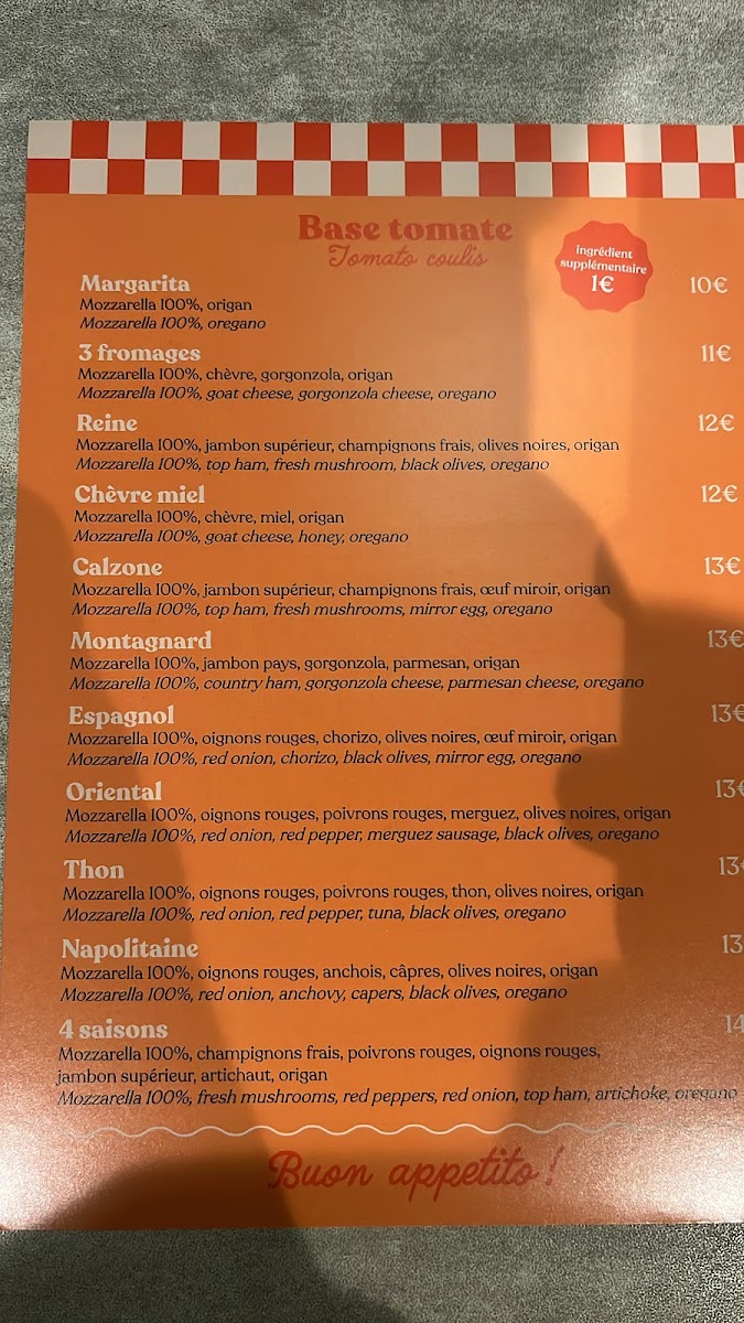 Pizza d'Helicia Lacanau Photo Menu 2