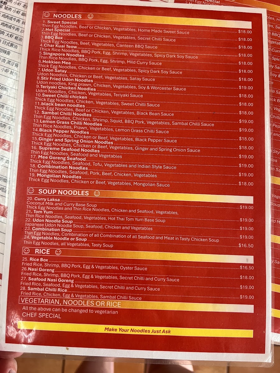 Noodle Canteen Photo Menu 5