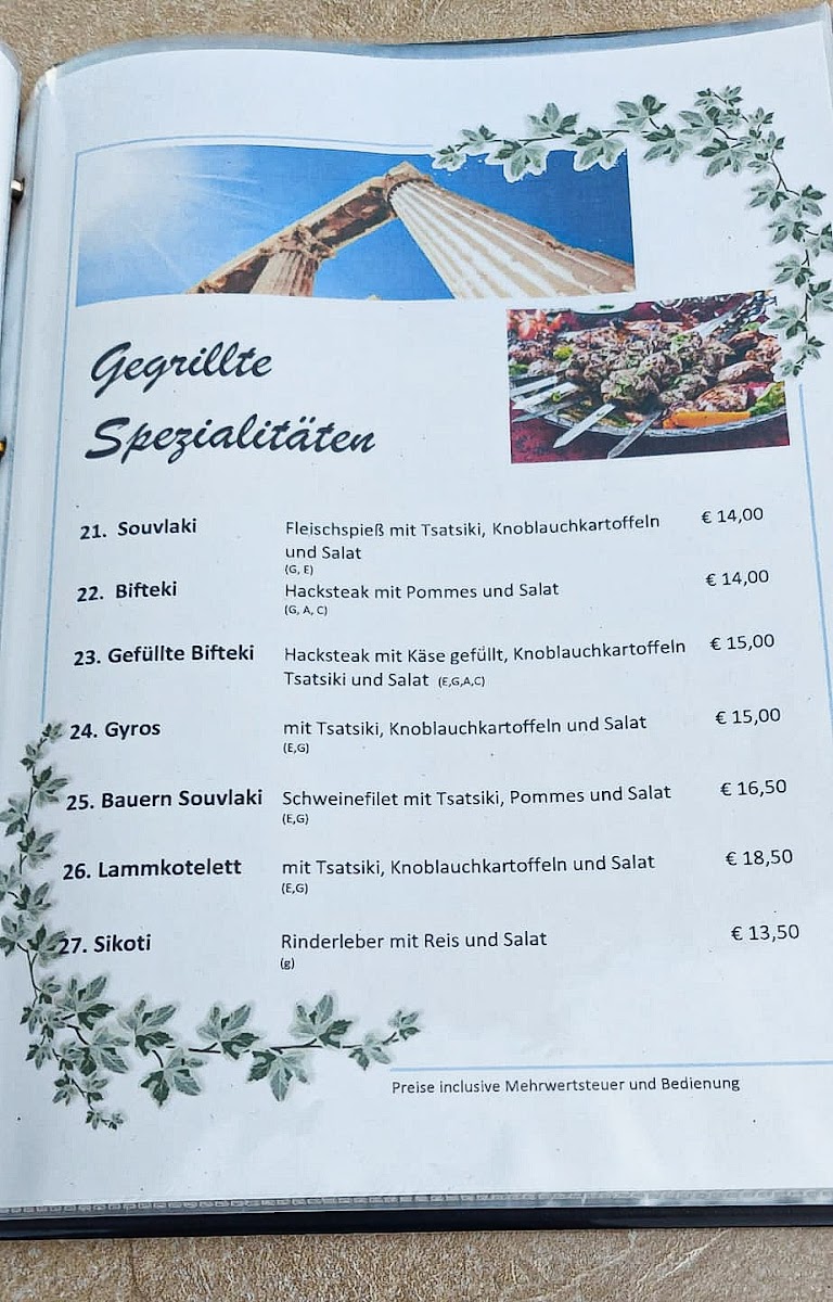 Gasthaus Waldeck | Sportheim Photo Menu 1
