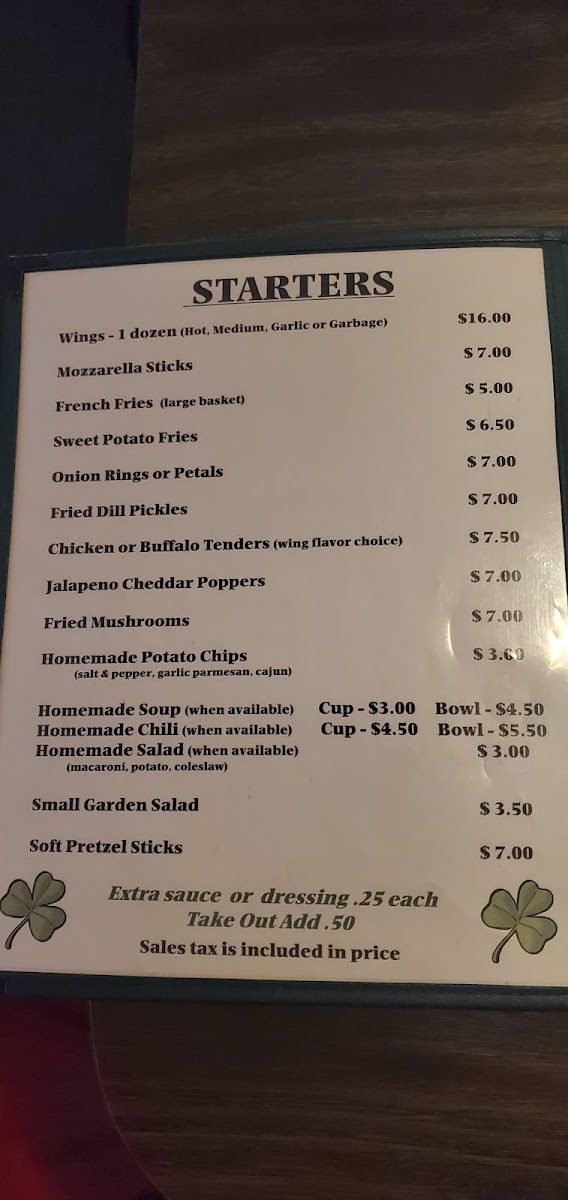 Jack's Pub Photo Menu 7