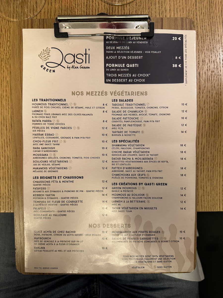 Qasti Green Photo Menu 5