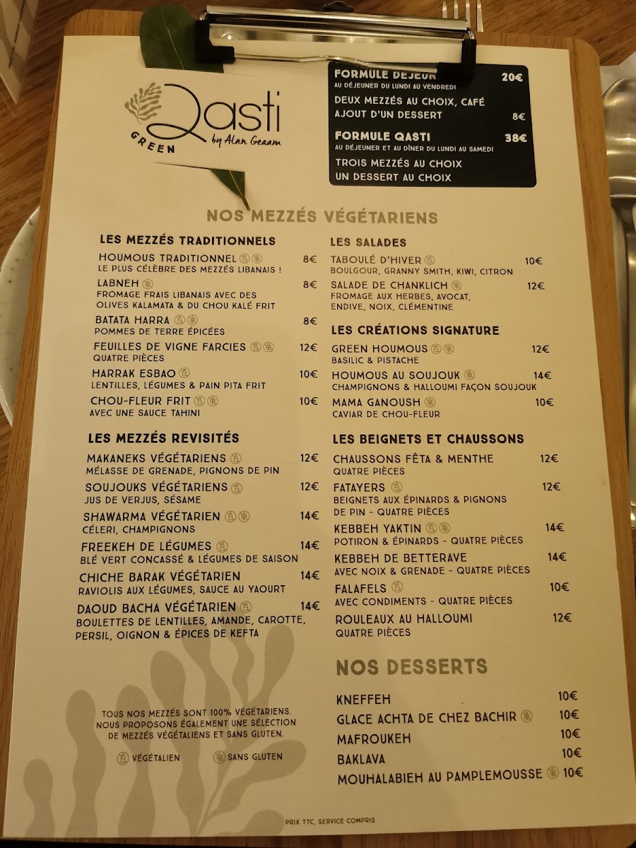 Qasti Green Photo Menu 6