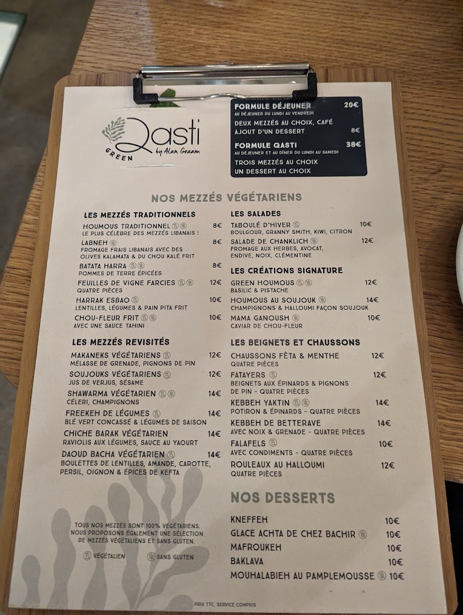 Qasti Green Photo Menu 7