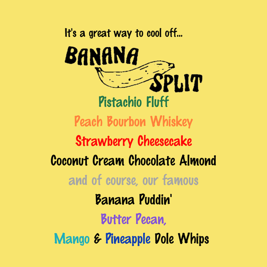 Banana Split LLC Photo Menu 6