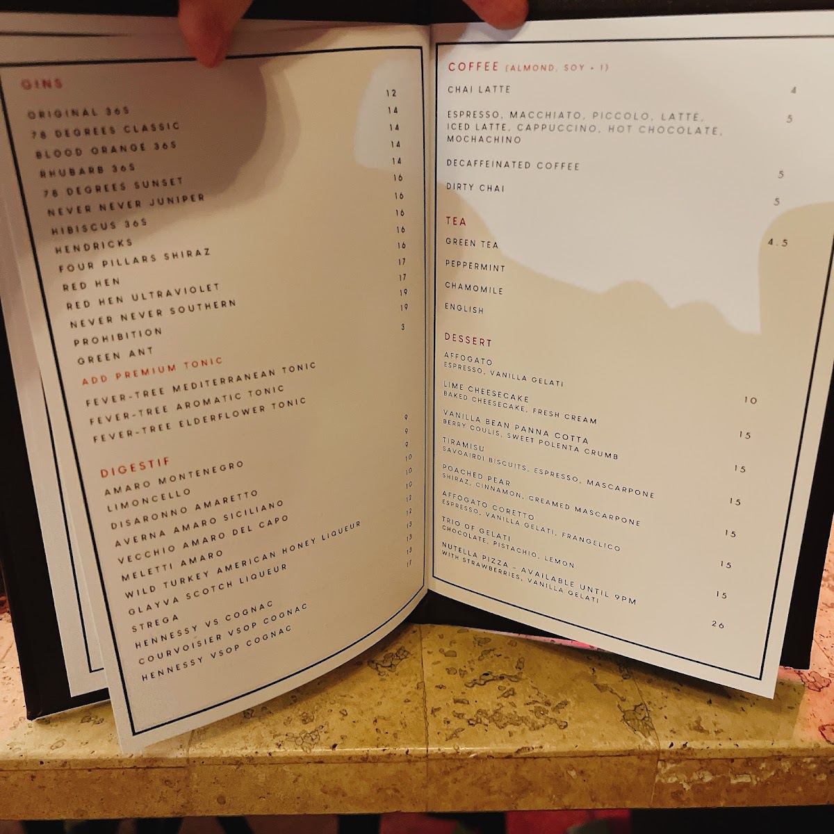 Sneaky's Restaurant Photo Menu 7