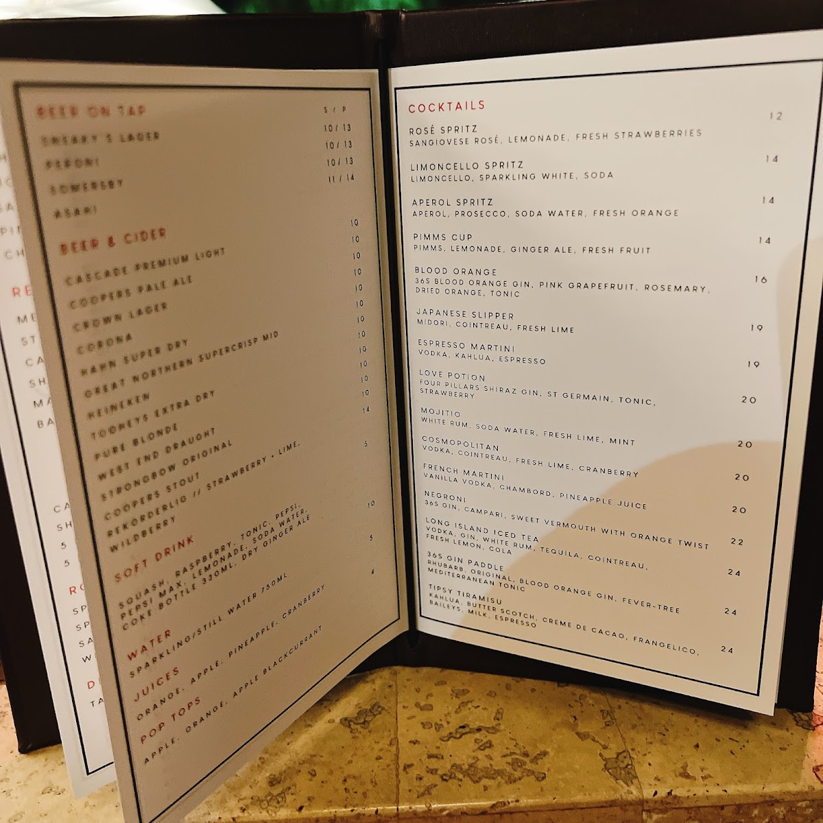 Sneaky's Restaurant Photo Menu 8