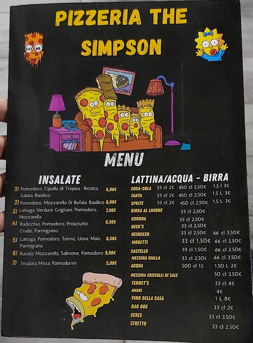 The Simpson Photo Menu 2