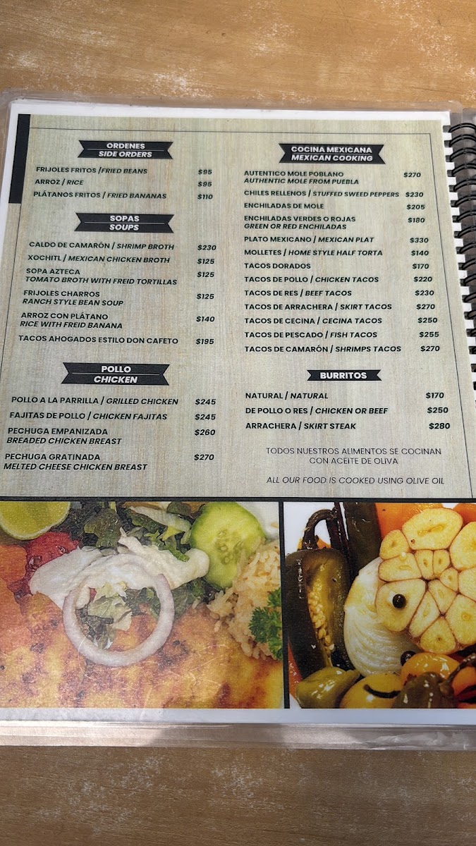 Don Cafeto Photo Menu 2