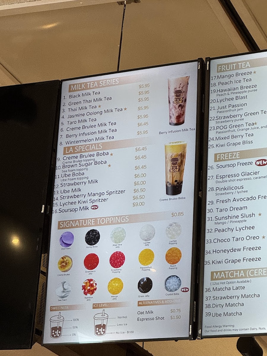 Laboba Milk Tea & Coffee Photo Menu 2