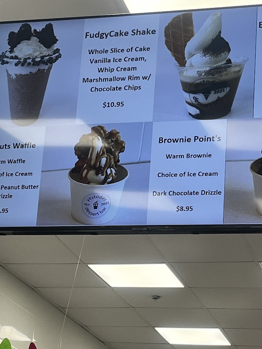 Yestoday Dessert Bar Photo Menu 9