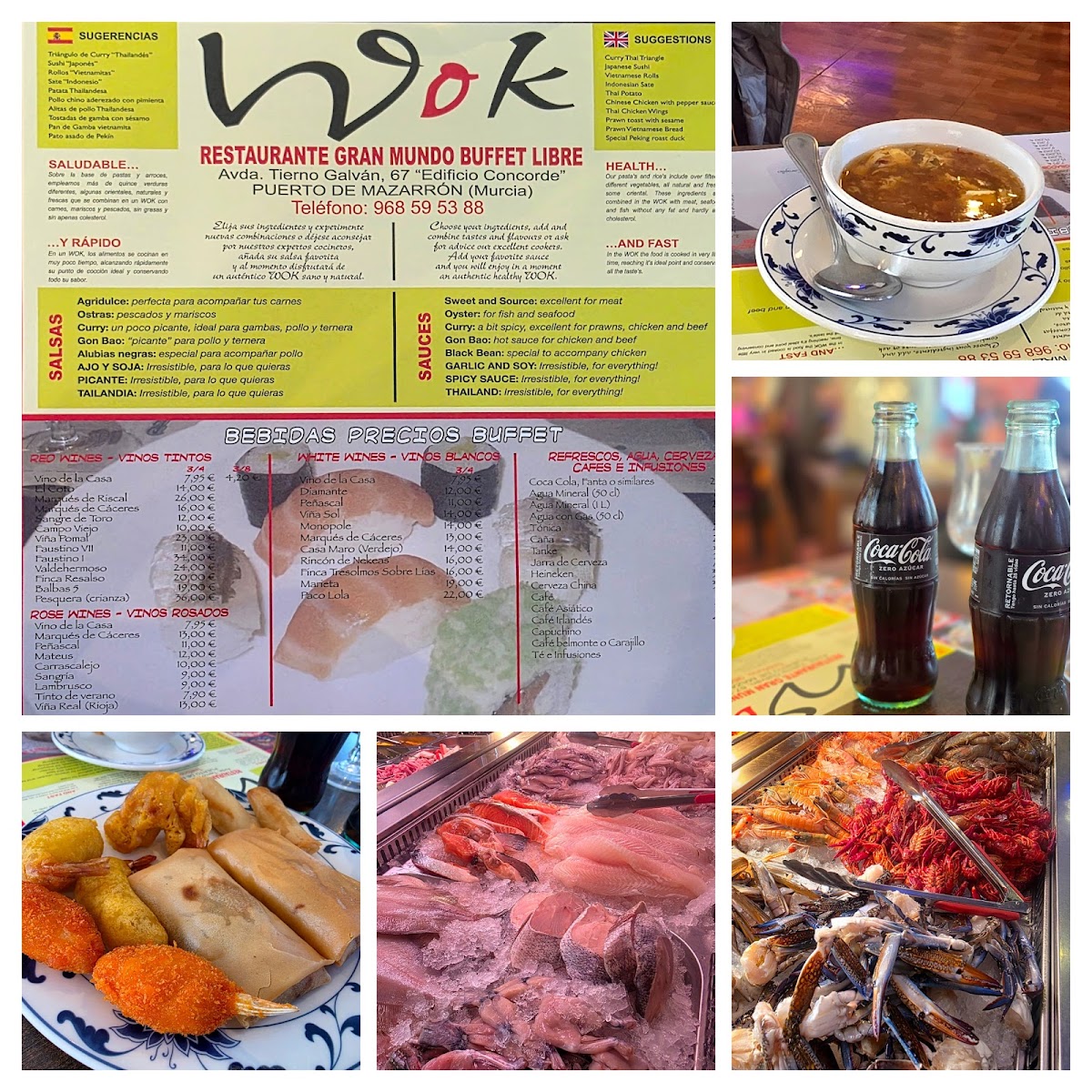 RESTAURANTE GRAN MUNDO WOK BUFFET LIBRE Photo Menu 2
