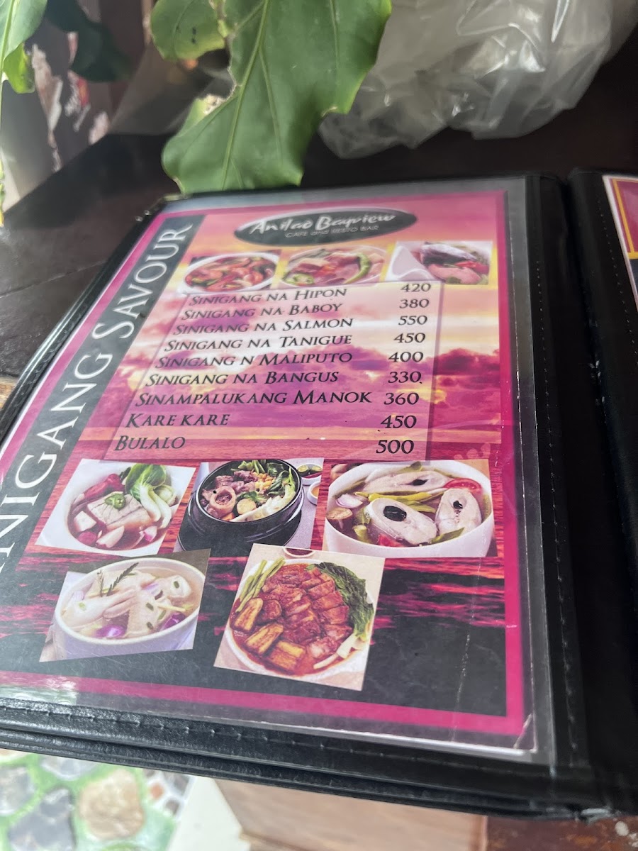 Anilao Bayview CAFE & Resto Bar Photo Menu 3