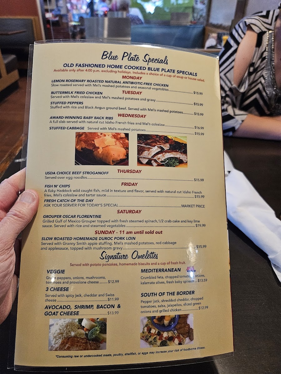 Mel's Diner - Cape Coral Photo Menu 4