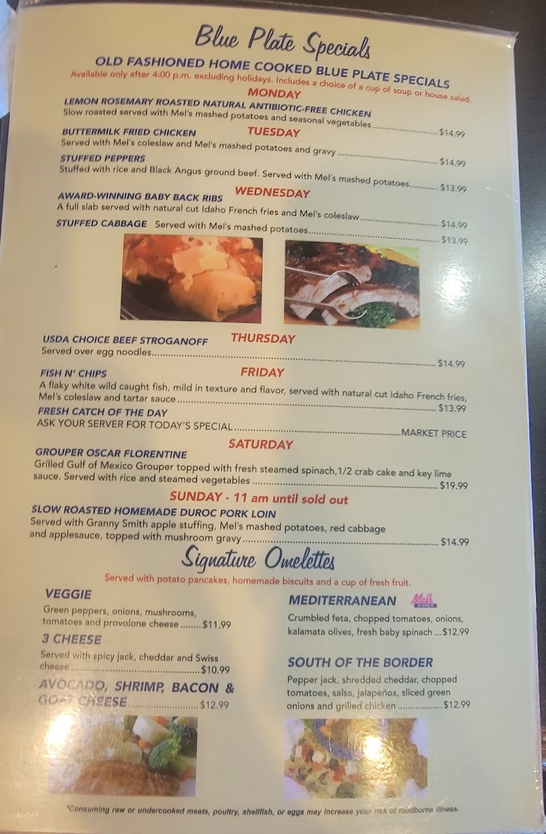 Mel's Diner - Cape Coral Photo Menu 9