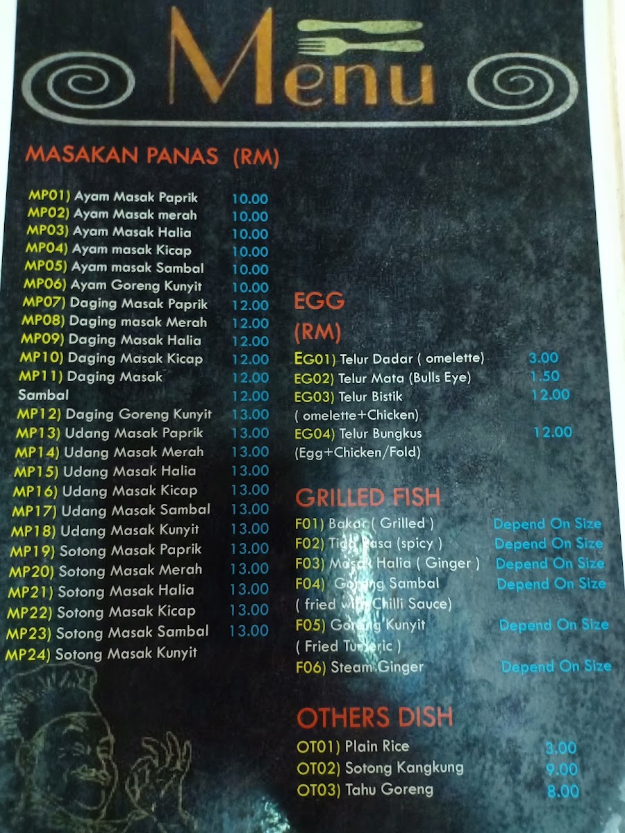 Suzi's Corner Photo Menu 10