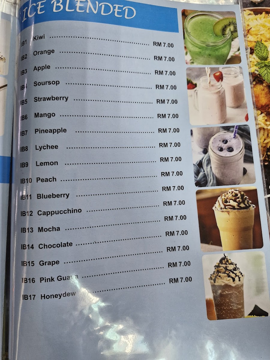 Suzi's Corner Photo Menu 7