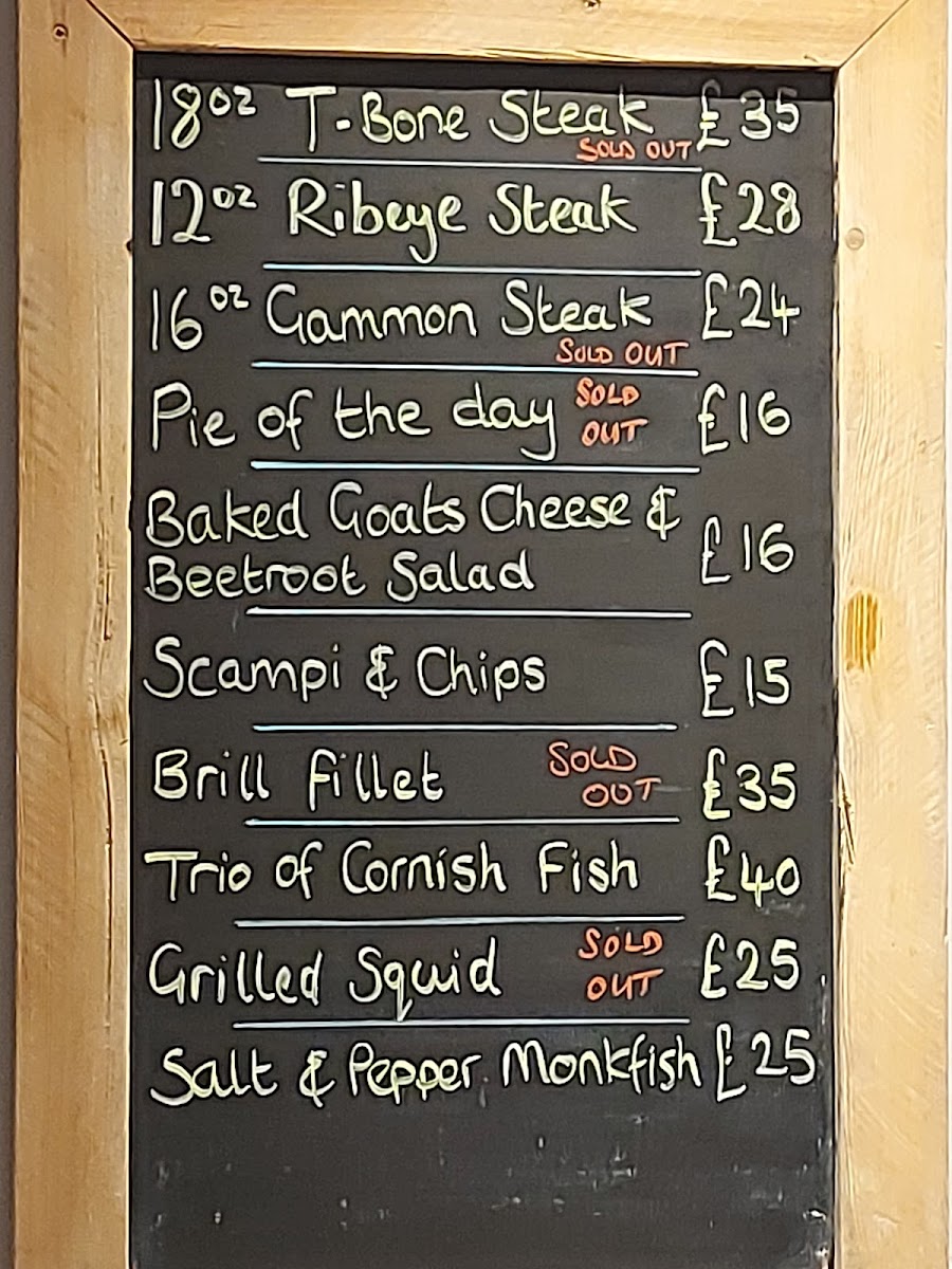 The Quayside Photo Menu 4