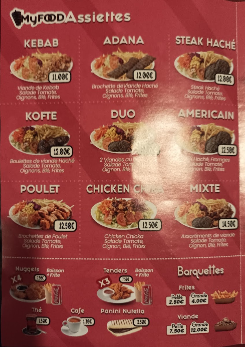 My Food KEBAB Toucy Photo Menu 2