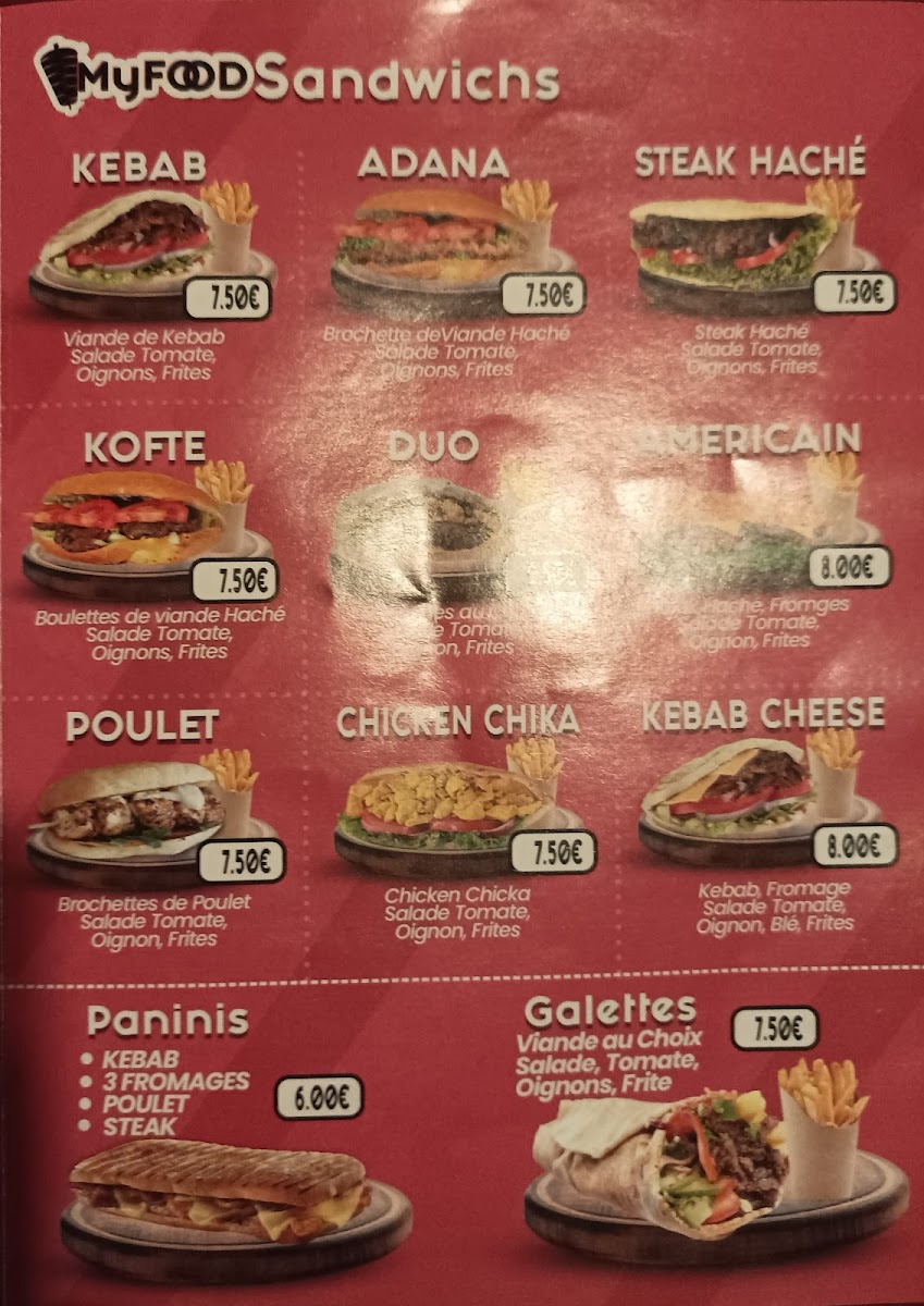 My Food KEBAB Toucy Photo Menu 4