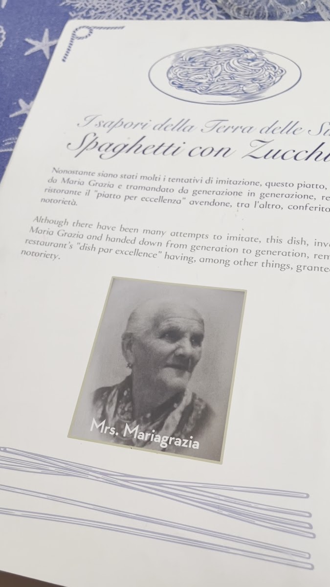Maria Grazia Photo Menu 5