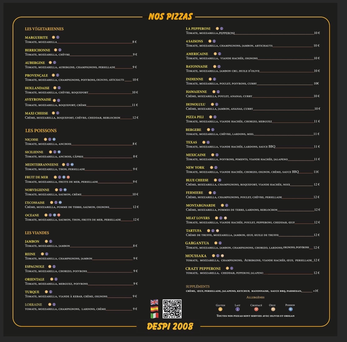 Pizza Pili Photo Menu 1