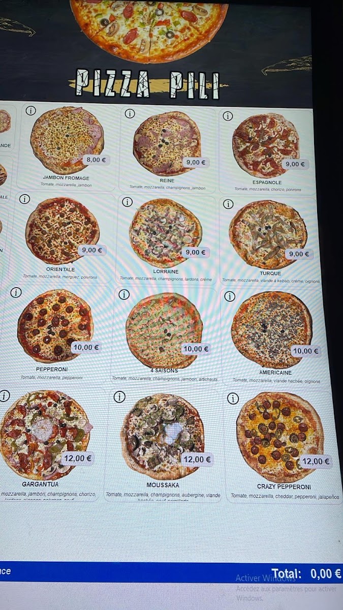 Pizza Pili Photo Menu 9