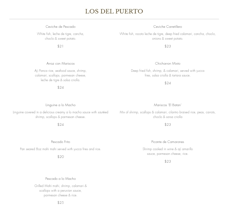 El Batán Restaurant Photo Menu 5