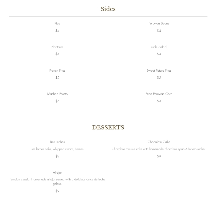 El Batán Restaurant Photo Menu 9