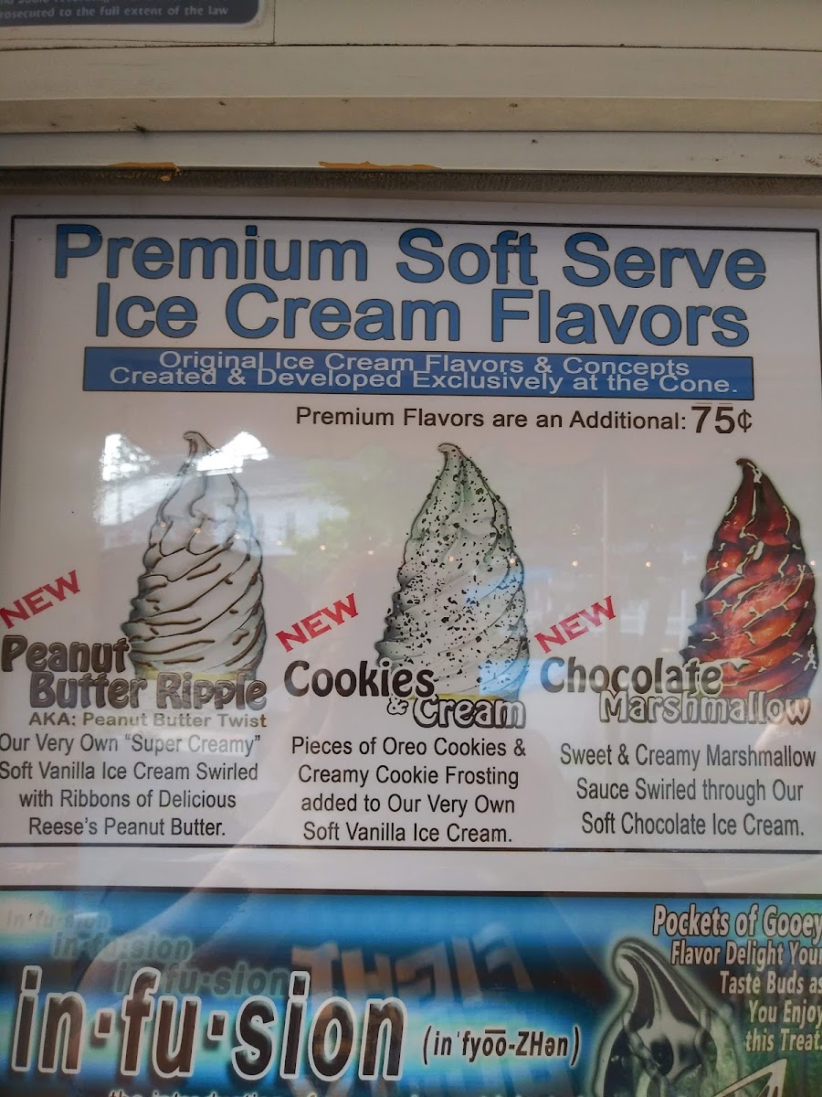 Wertz Ice Cream Cone Photo Menu 10