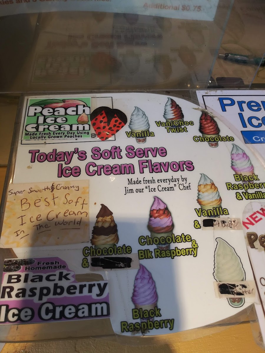 Wertz Ice Cream Cone Photo Menu 5