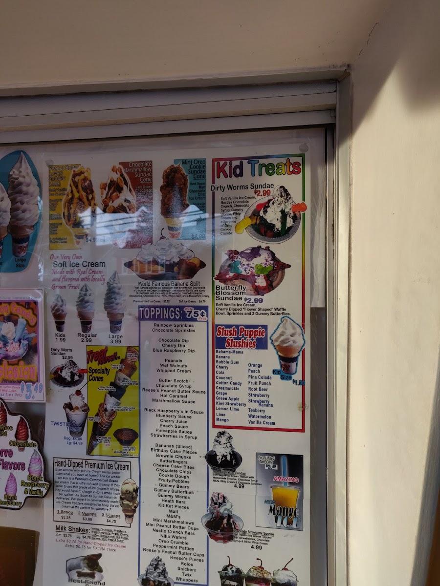Wertz Ice Cream Cone Photo Menu 7