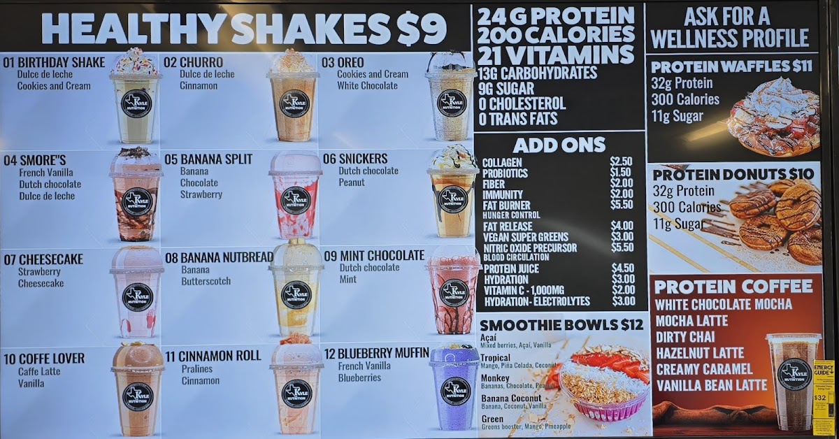 Kyle Nutrition Photo Menu 1