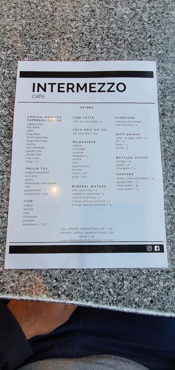 Intermezzo Cafe Photo Menu 3