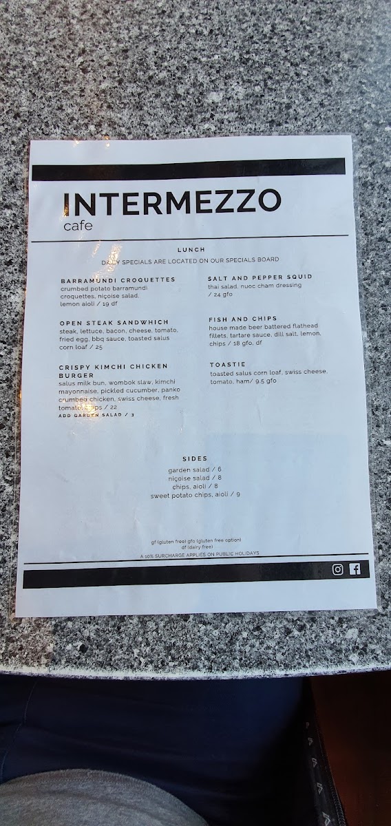 Intermezzo Cafe Photo Menu 6