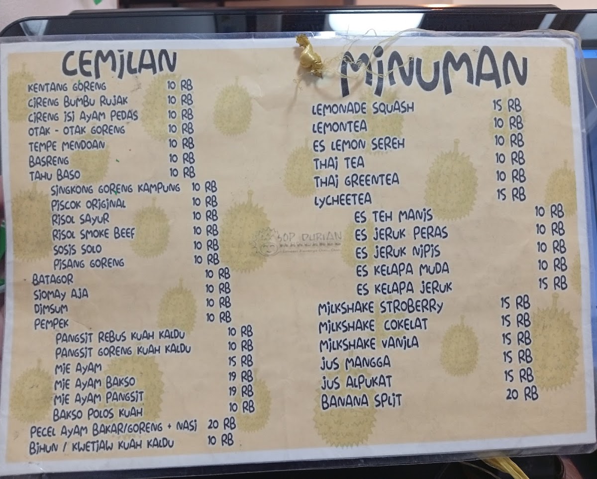 Sop Durian Margando Photo Menu 6