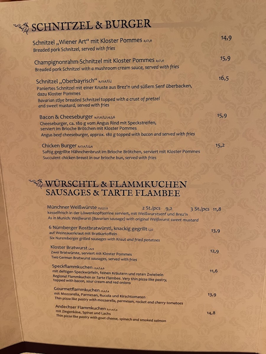 Ratskeller Wiesbaden Photo Menu 6