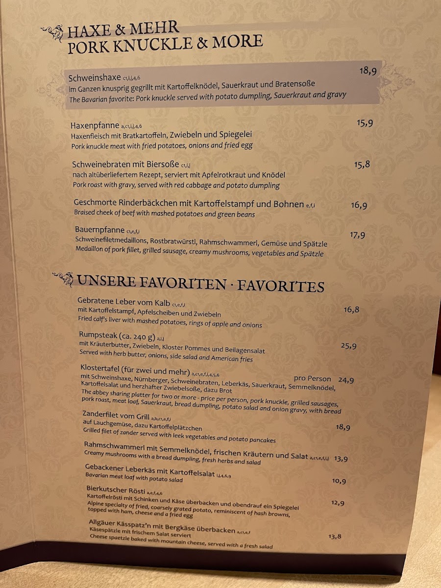 Ratskeller Wiesbaden Photo Menu 7