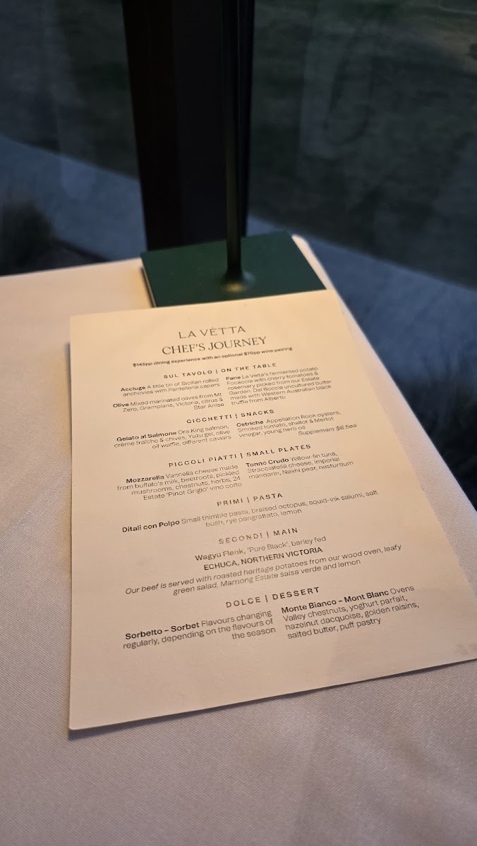 LA VÈTTA Photo Menu 5
