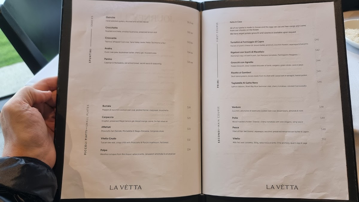 LA VÈTTA Photo Menu 8