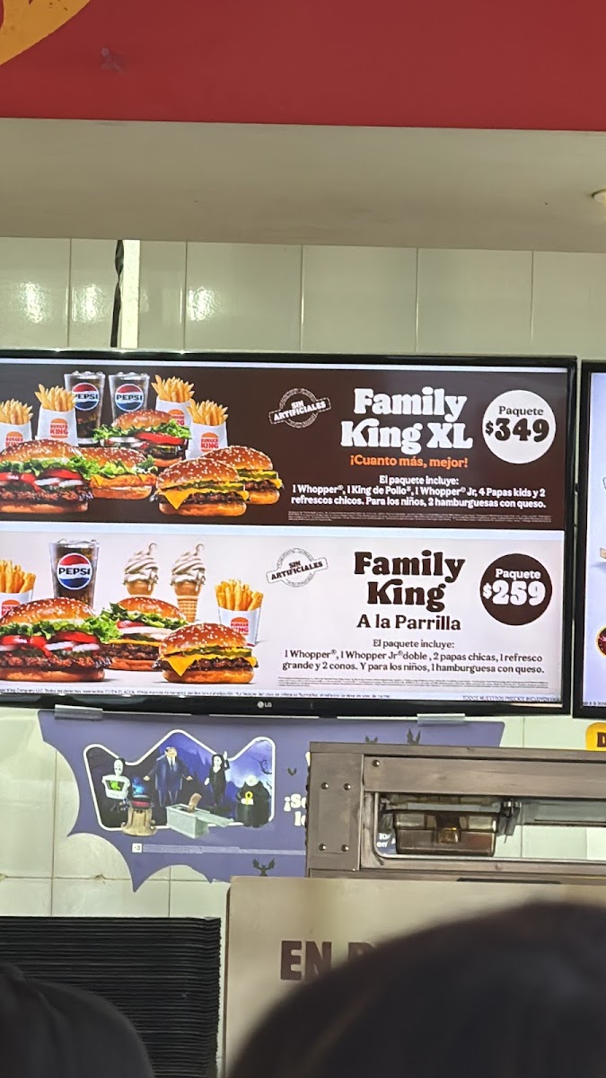 Burger King La Piedad Photo Menu 1