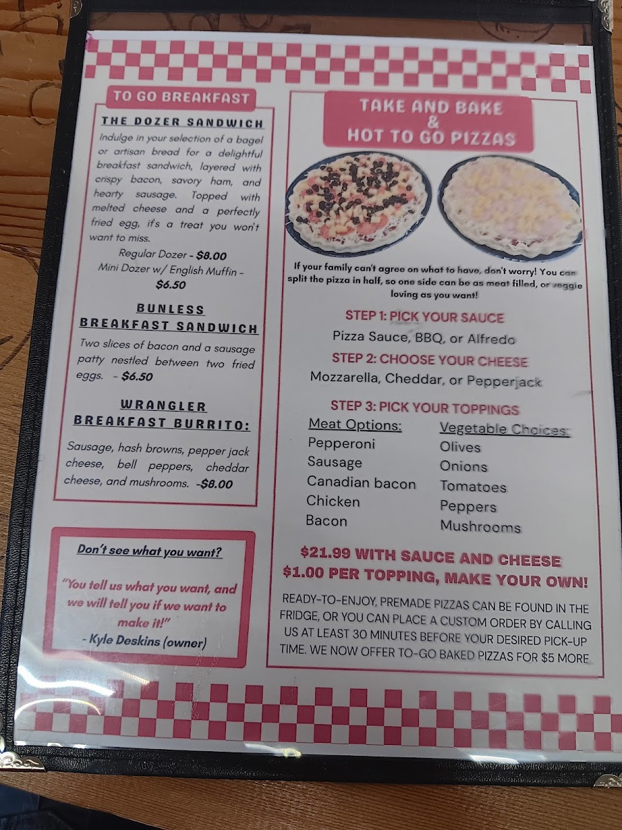 D9 Diner Photo Menu 2