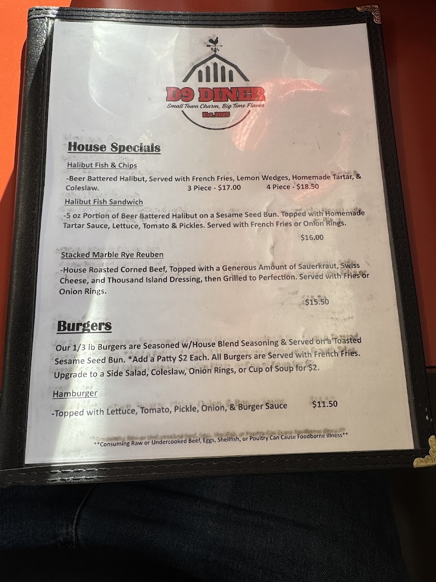 D9 Diner Photo Menu 4