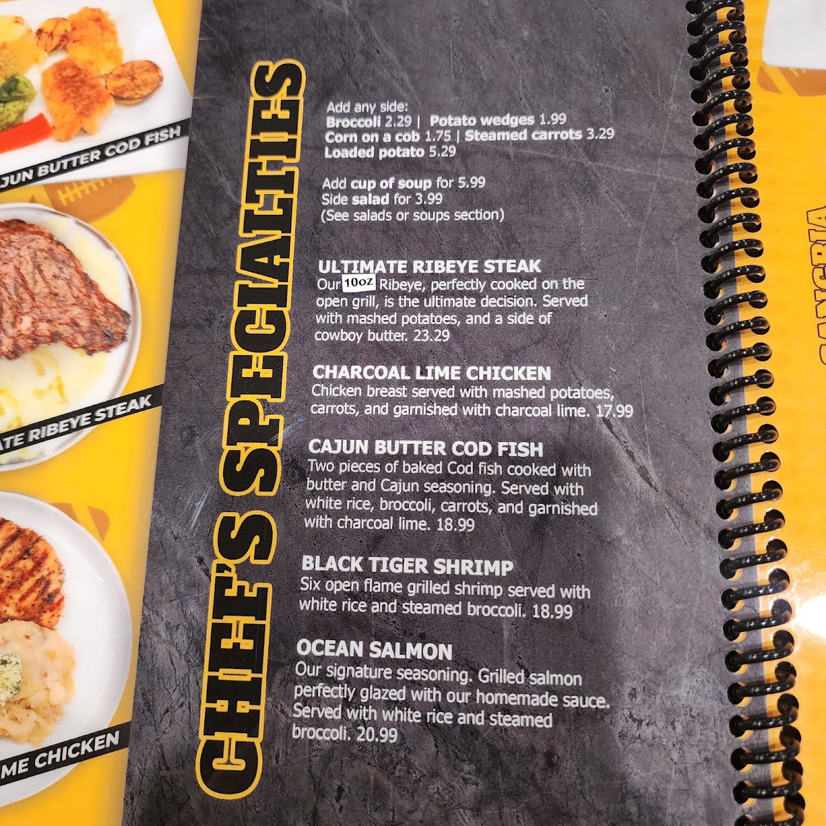 Touchdown Beer & Grill Photo Menu 2
