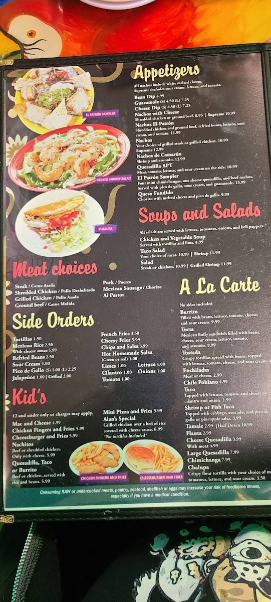 El Patron Mexican Kitchen Photo Menu 3